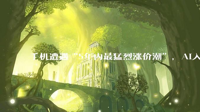 手机遭遇“5年内最猛烈涨价潮”，AI入侵咋让一切变贵了_消费者_机型_内存